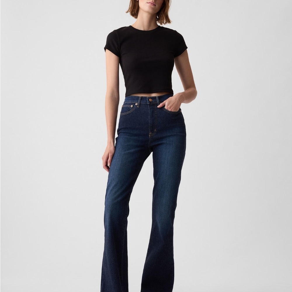 GAP 70’s Flare Wide Leg Blue Jeans - Picture 4 of 13